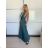 Women's Long Elegant Party Sleeveless Dress (S/M/L/XL ONE SIZE) ITALIAN FASHION IMPBB23A11791/DU -   emerald green -   L / XL