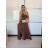Women's summer top (UNI S / M) ITALIAN FASHION IMM20396 S / M / L beige