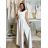 Women's long party short sleeve dress (36-56) POLISH FASHION PMLMR23AFRODYTA-2