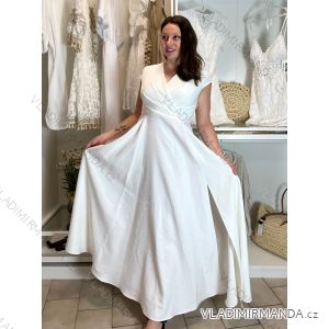 Women's long party short sleeve dress (36-56) POLISH FASHION PMLMR23AFRODYTA-2