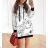Women's oversized stretch sweatpants (50/52 ONE SIZE) ITALIAN FASHION IM425016