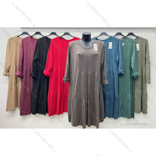 Women's oversized stretch sweatpants (50/52 ONE SIZE) ITALIAN FASHION IM425016