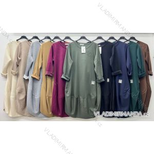 Women's oversized stretch sweatpants (50/52 ONE SIZE) ITALIAN FASHION IM425016