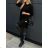 Women's oversized stretch sweatpants (50/52 ONE SIZE) ITALIAN FASHION IM425016