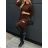 Women's oversized stretch sweatpants (50/52 ONE SIZE) ITALIAN FASHION IM425016