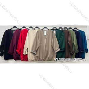 Women's oversized stretch sweatpants (50/52 ONE SIZE) ITALIAN FASHION IM425016