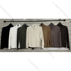 Women's Long Sleeve Knitted Sweater (S/M ONE SIZE) ITALIAN FASHION IMWDT23005