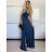 Long strapless satin women's evening dress (XS/S/M ONE SIZE) ITALIAN FASHION IMM25M40243/DU