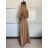 Long strapless satin women's evening dress (XS/S/M ONE SIZE) ITALIAN FASHION IMM25M40243/DU