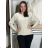 Women's Warm Long Sleeve Sweater (S/M/L ONE SIZE) ITALIAN FASHION IMPLI247007