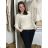 Women's Warm Long Sleeve Sweater (S/M/L ONE SIZE) ITALIAN FASHION IMPLI247007