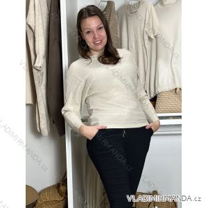 Women's Warm Long Sleeve Sweater (S/M/L ONE SIZE) ITALIAN FASHION IMPLI247007