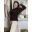 Women's Warm Long Sleeve Sweater (S/M/L ONE SIZE) ITALIAN FASHION IMPLI247007
