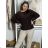 Women's Warm Long Sleeve Sweater (S/M/L ONE SIZE) ITALIAN FASHION IMPLI247007 S / M / L Brown