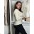 Women's Warm Long Sleeve Sweater (S/M/L ONE SIZE) ITALIAN FASHION IMPLI247007 S / M / L Brown