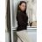 Women's Warm Long Sleeve Sweater (S/M/L ONE SIZE) ITALIAN FASHION IMPLI247007 S / M / L Brown