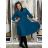 Women's Elegant Long Sleeve Dress (S/M ONE SIZE) ITALIAN FASHION IMM23M6062