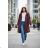 Women's 3/4 long sleeve shirt dress (XS/S/M ONE SIZE) ITALIAN FASHION IMD25030