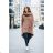 Women's 3/4 long sleeve shirt dress (XS/S/M ONE SIZE) ITALIAN FASHION IMD25030
