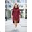 Women's 3/4 long sleeve shirt dress (XS/S/M ONE SIZE) ITALIAN FASHION IMD25030