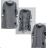 Women's 3/4 long sleeve shirt dress (XS/S/M ONE SIZE) ITALIAN FASHION IMD25030