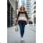 Women's 3/4 long sleeve shirt dress (XS/S/M ONE SIZE) ITALIAN FASHION IMD25030