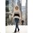 Women's 3/4 long sleeve shirt dress (XS/S/M ONE SIZE) ITALIAN FASHION IMD25030
