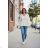 Women's 3/4 long sleeve shirt dress (XS/S/M ONE SIZE) ITALIAN FASHION IMD25030