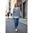 Women's 3/4 long sleeve shirt dress (XS/S/M ONE SIZE) ITALIAN FASHION IMD25030