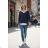 Women's 3/4 long sleeve shirt dress (XS/S/M ONE SIZE) ITALIAN FASHION IMD25030