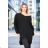 Women's 3/4 long sleeve shirt dress (XS/S/M ONE SIZE) ITALIAN FASHION IMD25030
