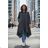 Women's 3/4 long sleeve shirt dress (XS/S/M ONE SIZE) ITALIAN FASHION IMD25030