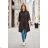 Women's 3/4 long sleeve shirt dress (XS/S/M ONE SIZE) ITALIAN FASHION IMD25030