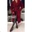 Women's 3/4 long sleeve shirt dress (XS/S/M ONE SIZE) ITALIAN FASHION IMD25030