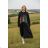 Women's 3/4 long sleeve shirt dress (XS/S/M ONE SIZE) ITALIAN FASHION IMD25030