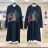 Women's 3/4 long sleeve shirt dress (XS/S/M ONE SIZE) ITALIAN FASHION IMD25030