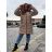 Women's oversized winter coat (3XL-7XL) SKORP HH-2408TO 3XL beige