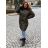 Women's oversized winter coat (3XL-7XL) SKORP HH-2408TO 3XL green khaki