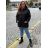 Women's Plus Size Winter Jacket (54-62) POLISH FASHION LIB22LD-7470 black 62