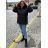 Women's Plus Size Winter Jacket (54-62) POLISH FASHION LIB22LD-7470 black 62
