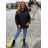 Women's Plus Size Winter Jacket (54-62) POLISH FASHION LIB22LD-7470 black 62