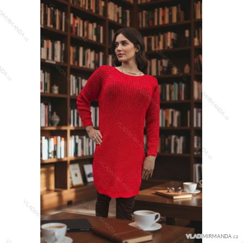 Women's 3/4 long sleeve shirt dress (XS/S/M ONE SIZE) ITALIAN FASHION IMD25030