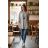 Women's 3/4 long sleeve shirt dress (XS/S/M ONE SIZE) ITALIAN FASHION IMD25030