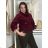 Jacket thin long sleeve women's (UNI XS-M) ITALIAN FASHION IM120049 S / M / L wine