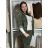 Women's Oversized Knitted Long Sleeve Sweater (S/M ONE SIZE) ITALIAN FASHION IMSN2416125
