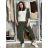 Women's Medium Length Skirt (S/M ONE SIZE) ITALIAN FASHION IMM23HG3154