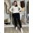 Women's Medium Length Skirt (S/M ONE SIZE) ITALIAN FASHION IMM23HG3154