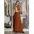 Women's Dress Long Straps Variable Tie (S/M/L/XL ONE SIZE) ITALIAN FASHION IMM223000HG - Fuchsia Pink - S/M