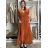 Women's Dress Long Straps Variable Tie (S/M/L/XL ONE SIZE) ITALIAN FASHION IMM223000HG - Fuchsia Pink - S/M