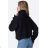 Women's Plus Size Long Sleeve Zipper Warm Long Sleeve Hoodie (2XL/3XL/4XL ONE SIZE) ITALIAN FASHION IMD23743